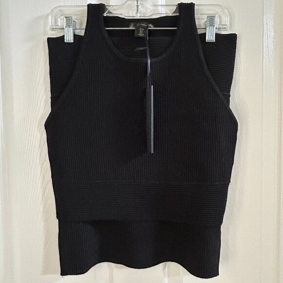House of Harlow 1960 Revolve Women's Black Stretchy Skirt and Top Set SZL NWT - Picture 8 of 9